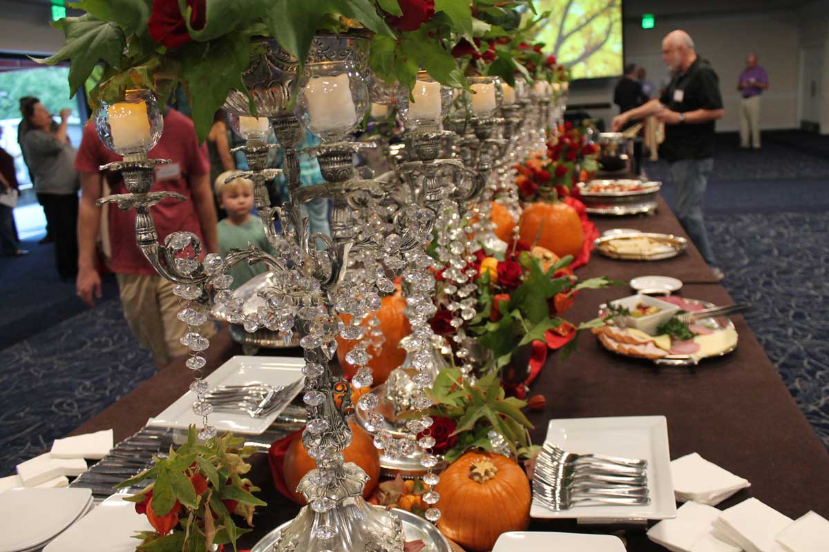 Fall Holiday Party Table Decorations