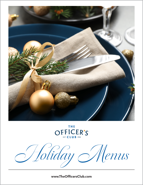 Holiday Menu Cover